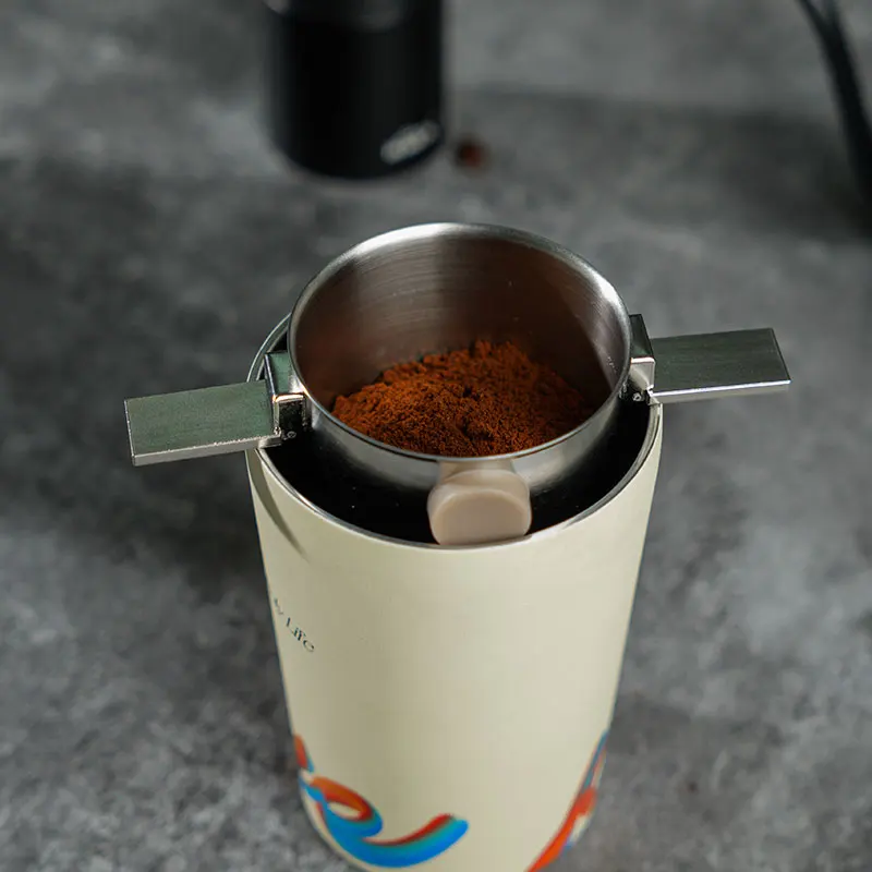 Camping, Outdoor Pour Over Stainless Steel Foldable Coffee Drip Filter Portable Folding Reusable Coffee Filter