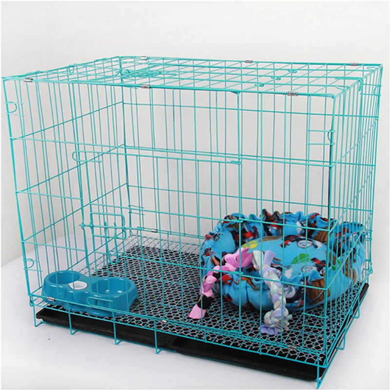Wholesale Multiple Sizes Kennel Metal Foldable Stainless Steel Pet Dog Cage For Large Dog