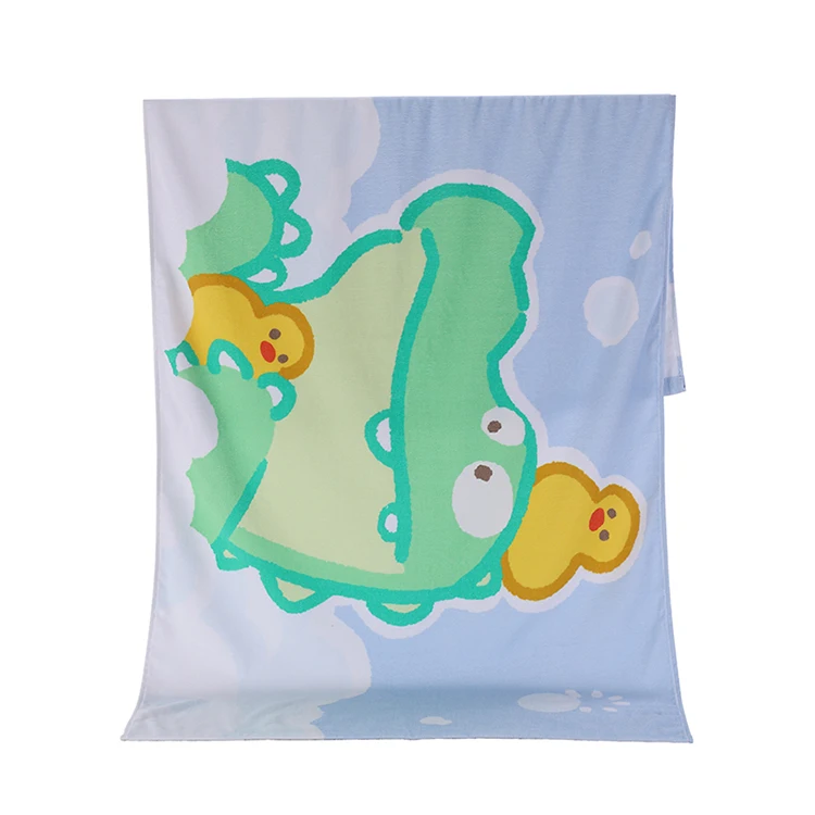 100% Cotton Free Design Eco-friendly Custom Printed Beach Towel With Logo Beach Towel