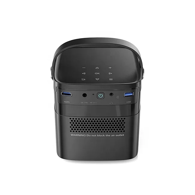 EASUNTECH M2 1080p cinema DLP home theater led android video portable TV outdoor 3D 4K full hd smart mini projector with battery