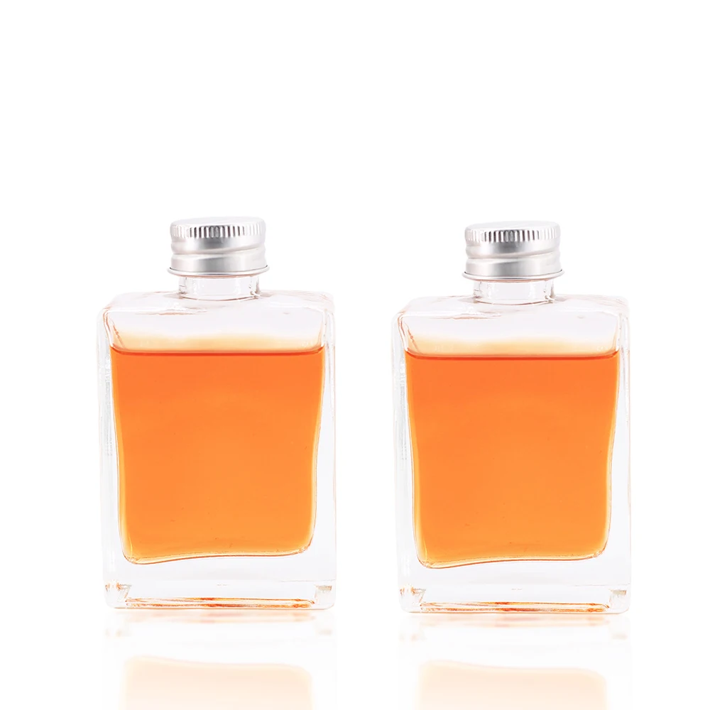 Wholesale Small 100ml Clear Juice Jar Cold Brew Coffee Beverage Wine Drinking Milk Glass Bottle