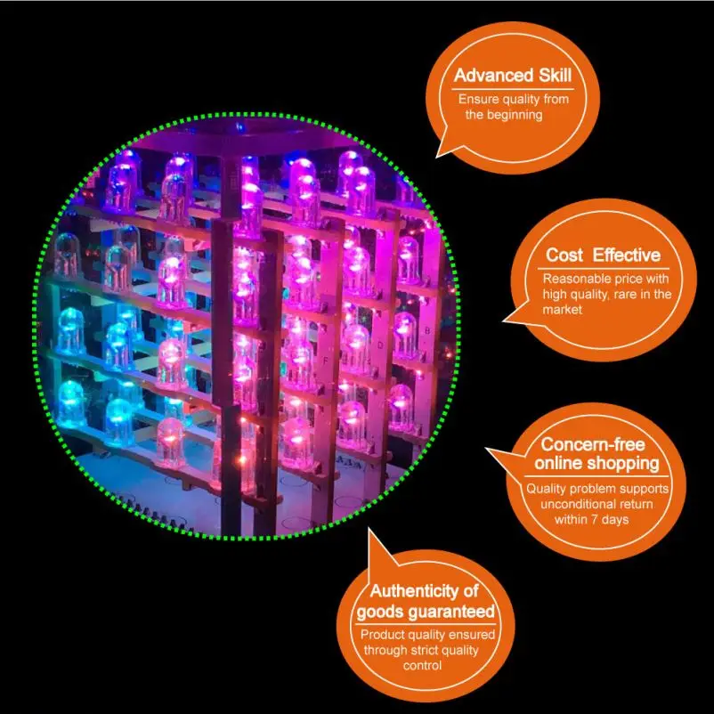 Hot Sell Factory Good Price Keyestidio 4*4*4 RGB LED CUBE Kit for Arduino kit