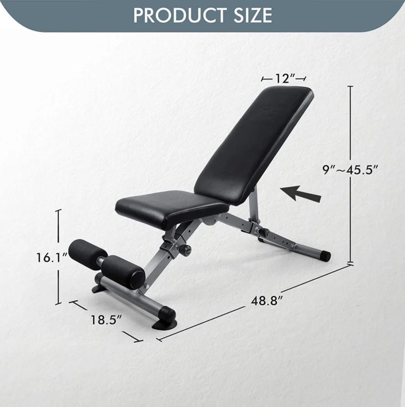 Hot spot Adjustable Dumbbell weight lifting bench for Body Workout Gym Bench