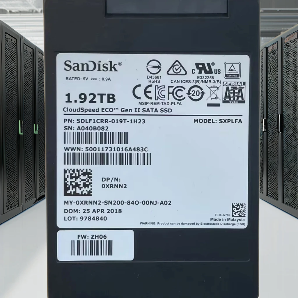 original CloudSpeed Eco Gen II SDLF1CRR-019T / SXPLFA 1.92TB SATA SSD