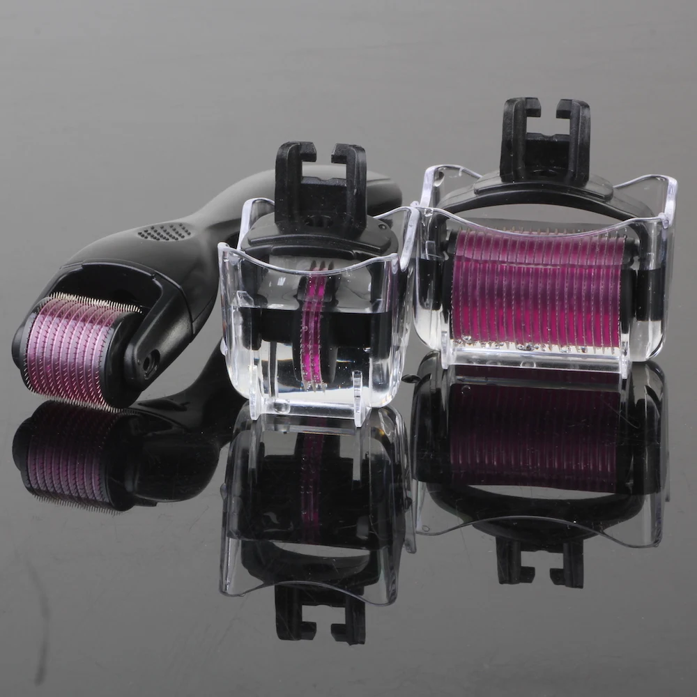 
Free shipping 3 IN 1 Micro Needle Derma Roller Meso Roller For Acne Acar Freckle 180+600+1200 
