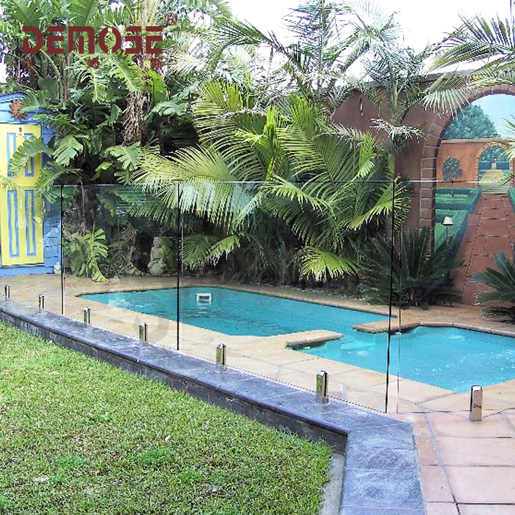 clear glass baluster for villas swimming pool