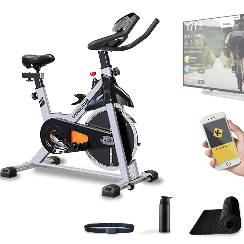 Oem intelligent gym cycling training spinning bikes Professional cardio fitness bikes for home