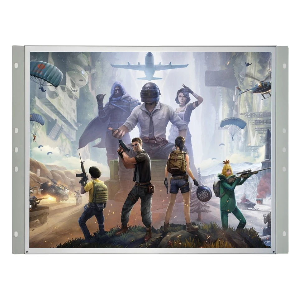 Digital Signage and Displays Arcade Accessories Console LED Light Touch Monitor 4:3 VESA Mounting 19inch LCD Screen