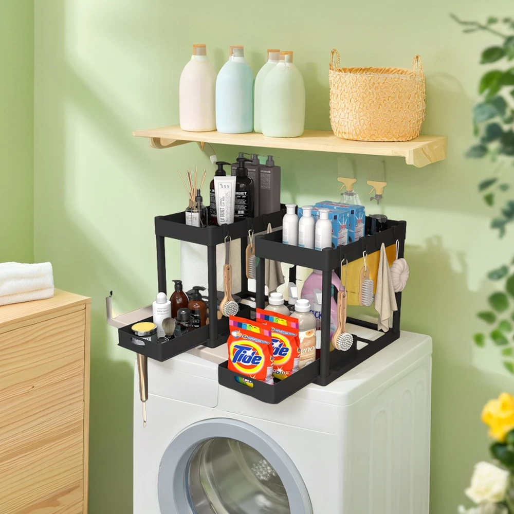 Brand New Multi-Purpose Kitchen and Bathroom under Sink Organizer Storage Holder & Rack