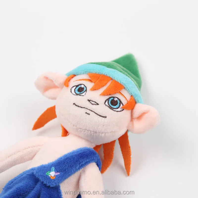 Custom Cute Elf Design Cartoon Character Plush Stuffed Doll Toys Lovely Holiday Gifts For Kids Promotional Products