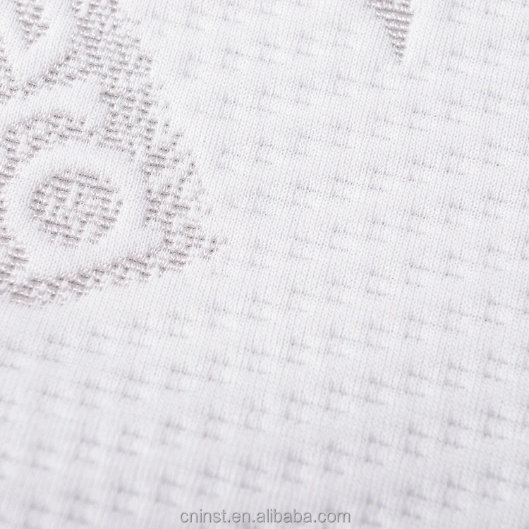 Wholesale Fabric China 30% Aloe Vera 70% Dty 180gsm White Knitted Mattress Top Fabric
