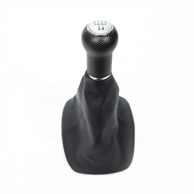 Wholesale 12mm Car Leather Gear Lever Shift Knob For VOLKSWAGEN GOLF4