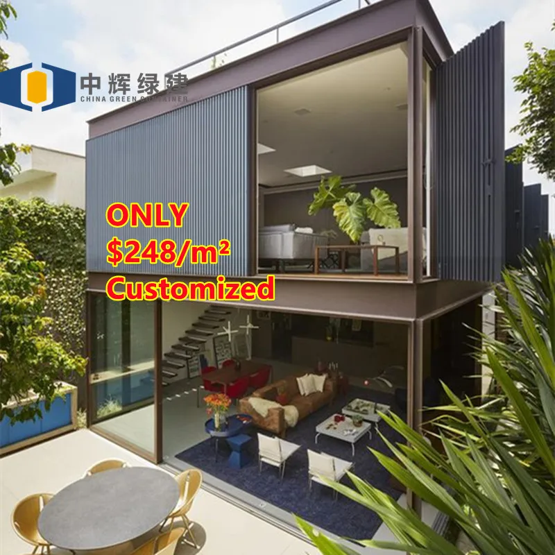 CGCH Rapid Assembly Of Prefab And Custom Hotel Or Office Container House Tiny Houses Mobile Wheels Projects