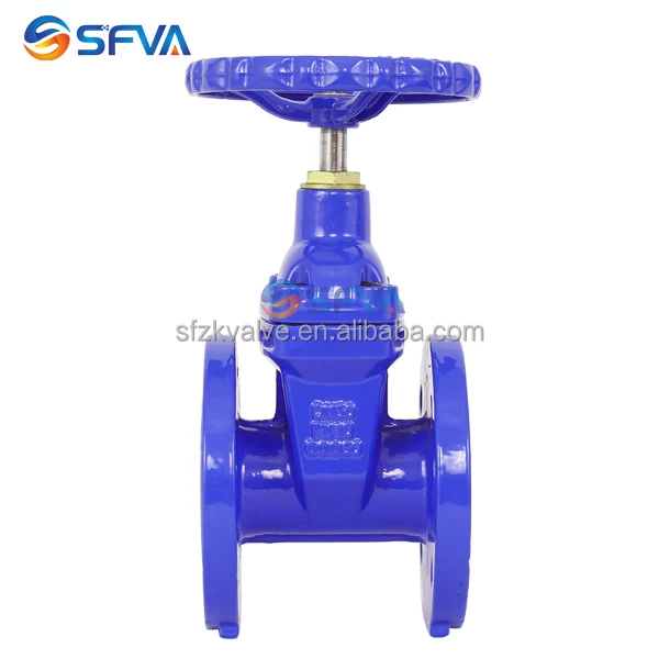 DIN3352 F4 чугунный упругий резиновый диск DN50 DN100 фланцевый запорный клапан прайс-лист