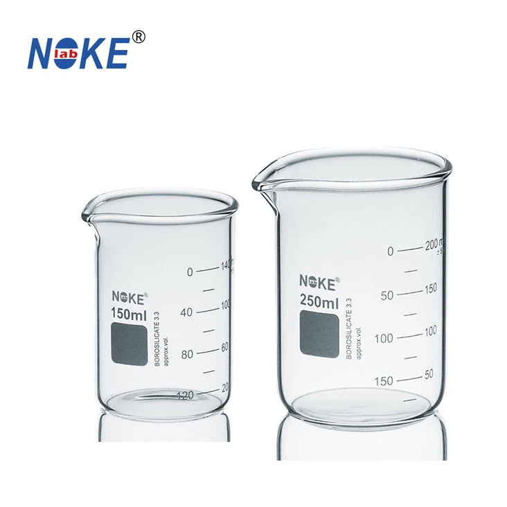 laboratory pyrex borosil glass measuring beaker set 2l 50ml/100ml 1000ml/500ml beaker mug with custom logo