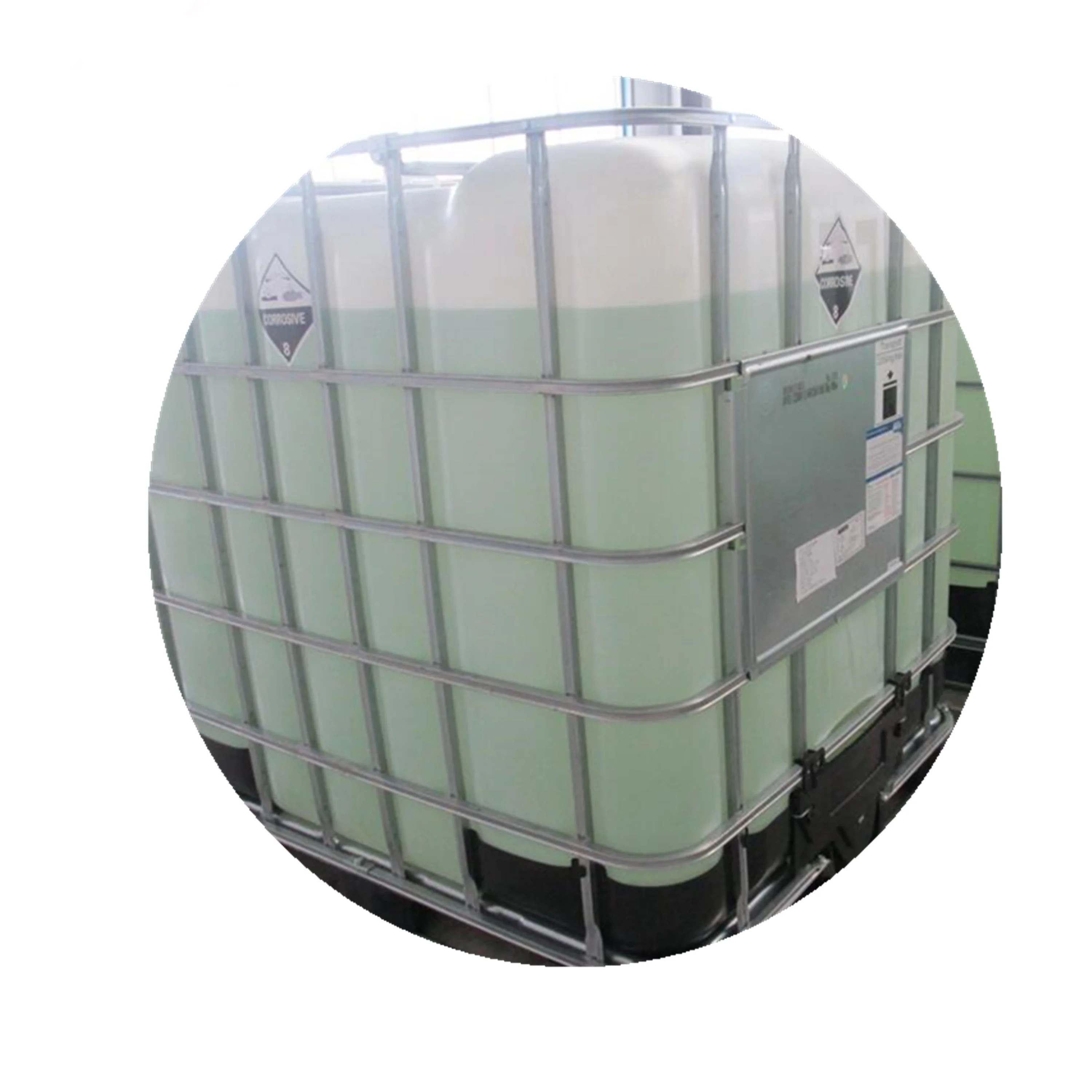 
Caustic Soda Liquid lye IBC Tank For Soap Making 48% 50% Min Caustic Soda 