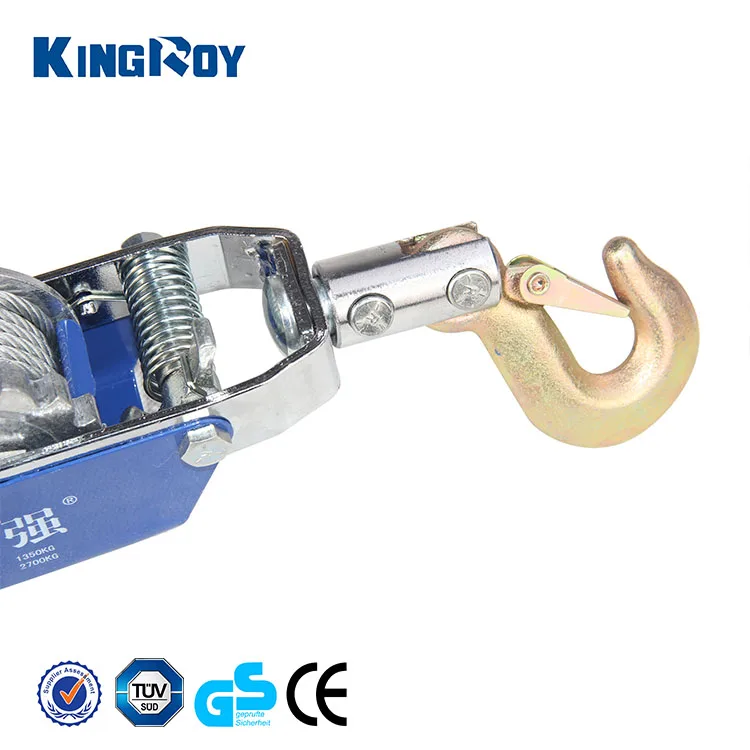 KINGROY  high strength 2.5ton portable wire hand puller cargo tensioner
