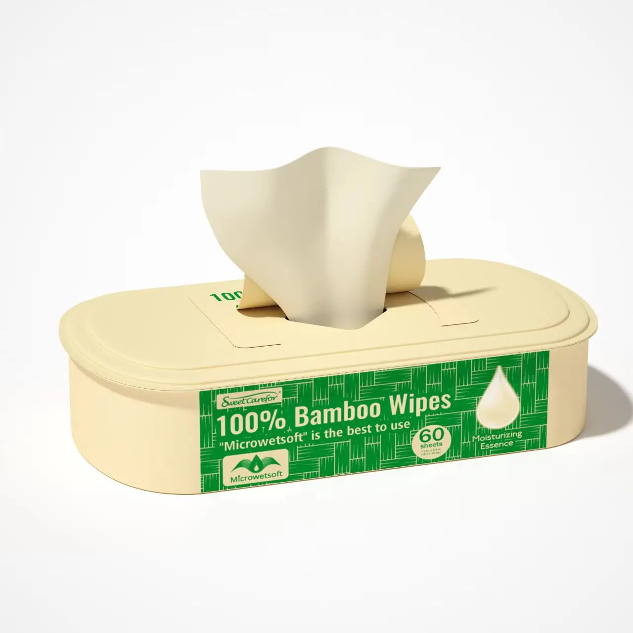 Sweet Carefor Microwetsoft bamboo toilet paper , both paper and the box is compostable ,biodegradable and eco-friendly
