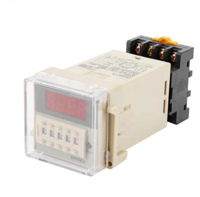 DH48J-11A 11-Pin Digital Counter Relay LED Display Counting Relay AC110V 220VAC AC380V DH48J-A