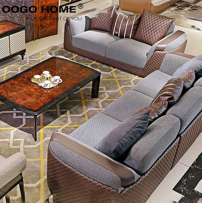 
Hot Sale Popular Modren Livingroom Sofa TV Cabinet Coffee Table Fabric Leather Sofa 2021 Modern Living Room Sofa Set Durable 