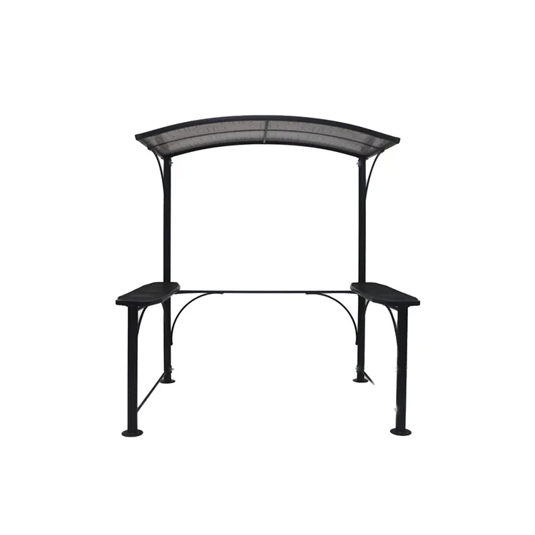 Good Prices Pergola  Gazebo Et Pavillon Metal Top Gazebo Bbq Area Outdoor Metal Gazebo