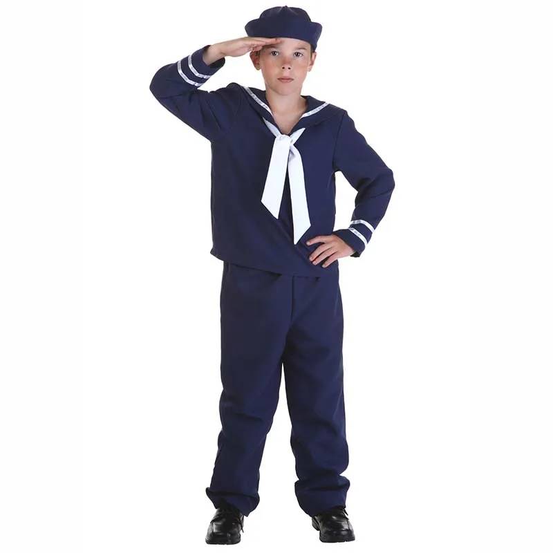 Fancy Dress Officer Marine Seaman Costume Sailor Costume