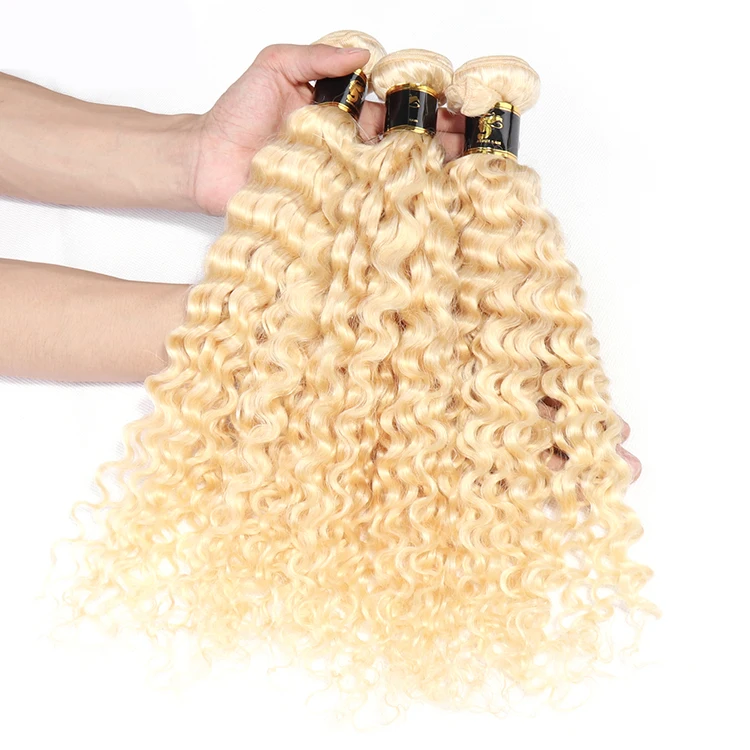 Best Quality Brazilian Human Hair Wet And Wavy Weave, 100 Pure Virgin Human Hair, Brown And Blonde Curly Short Brazilian Weave