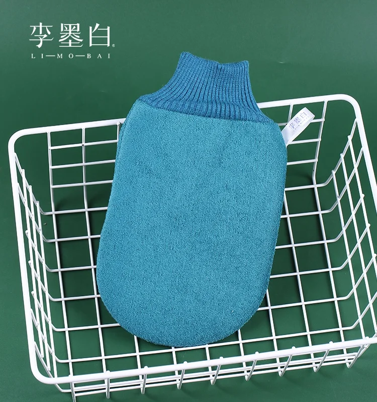 Silk Scrub Gloves Antibacterial Scrubber Bath Gloves Silk Scrub horsehair glove for exfoliation