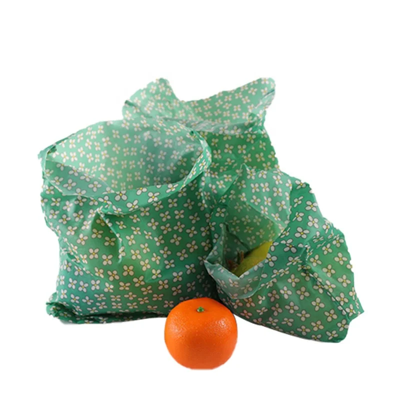 
Eco friendly product Reusable organic food wax wrap bag for food storage 