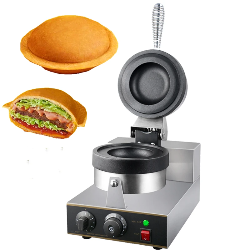 Ice cream dessert italy hot panini gelato brioche mak burg electric 220v 110v ice cream sandwich UFO burger press maker machine