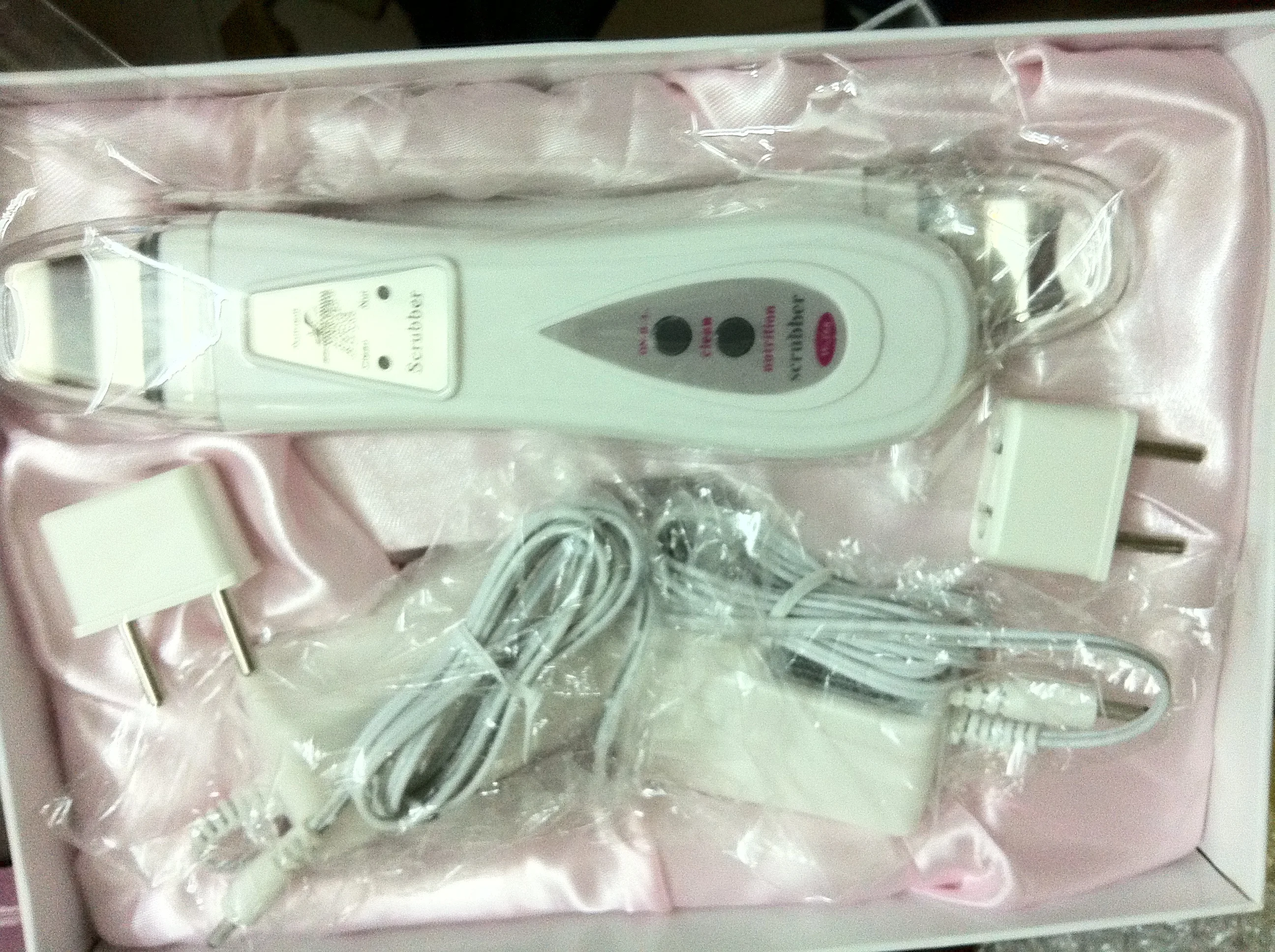 DUOZI M-168 Professional Photon Red Blue Light Skin Scrubber Spatula Ultrasonic Blackhead Acne Removal Skin Scrubber