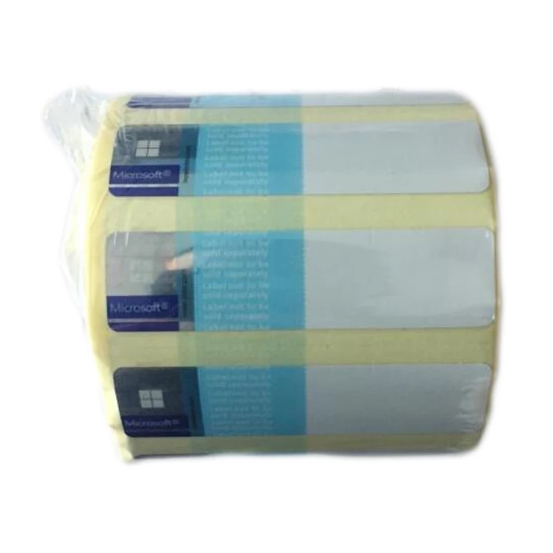 
 original blank label win 10 pro coa sticker without keys high quality blank sticker win 10 blank key empty sticker  