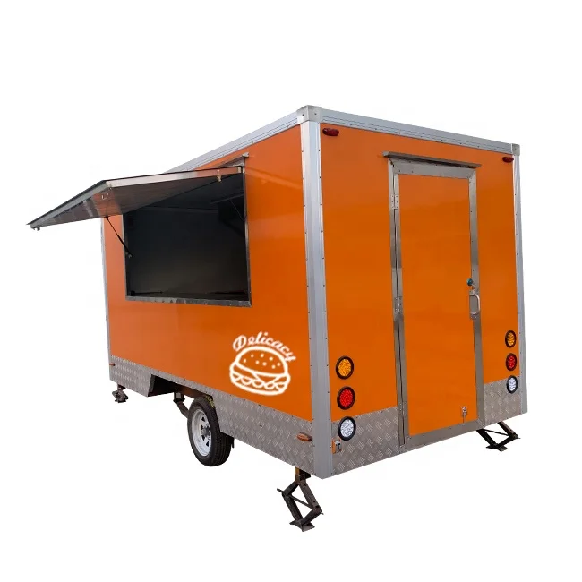 Custom Design Decorating Travel Trailer For Small Car Mobile Salon Truck