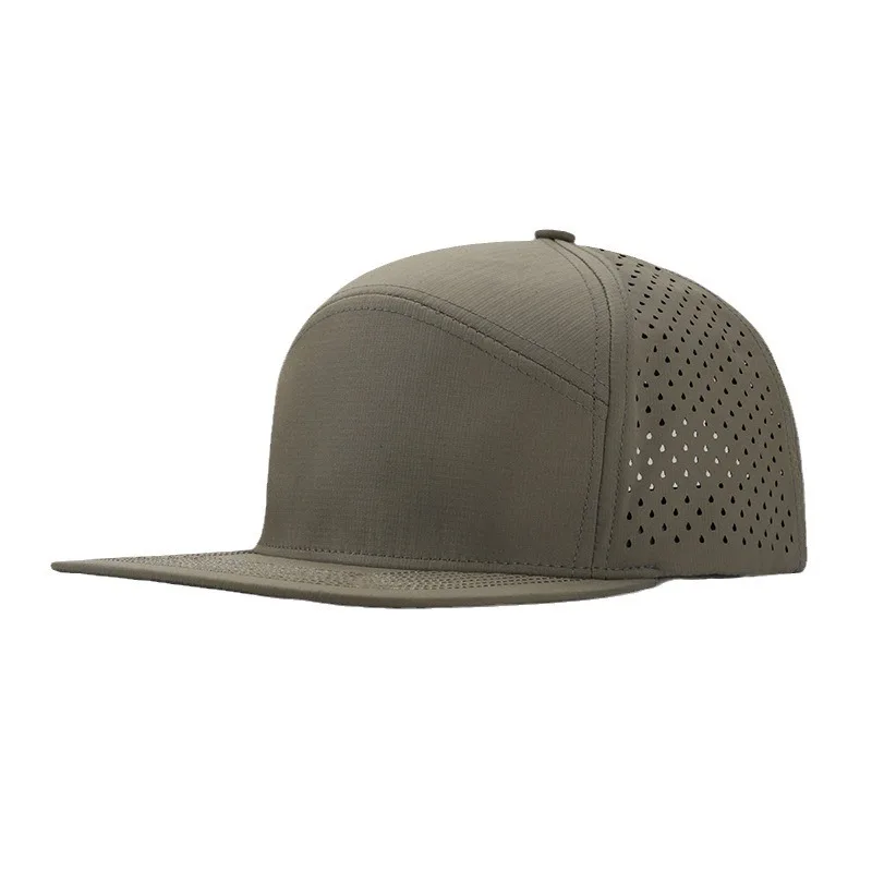 Summer high-quality soft top waterproof sunshade baseball hats Men women Quick Drying Flat tongue cap  customized