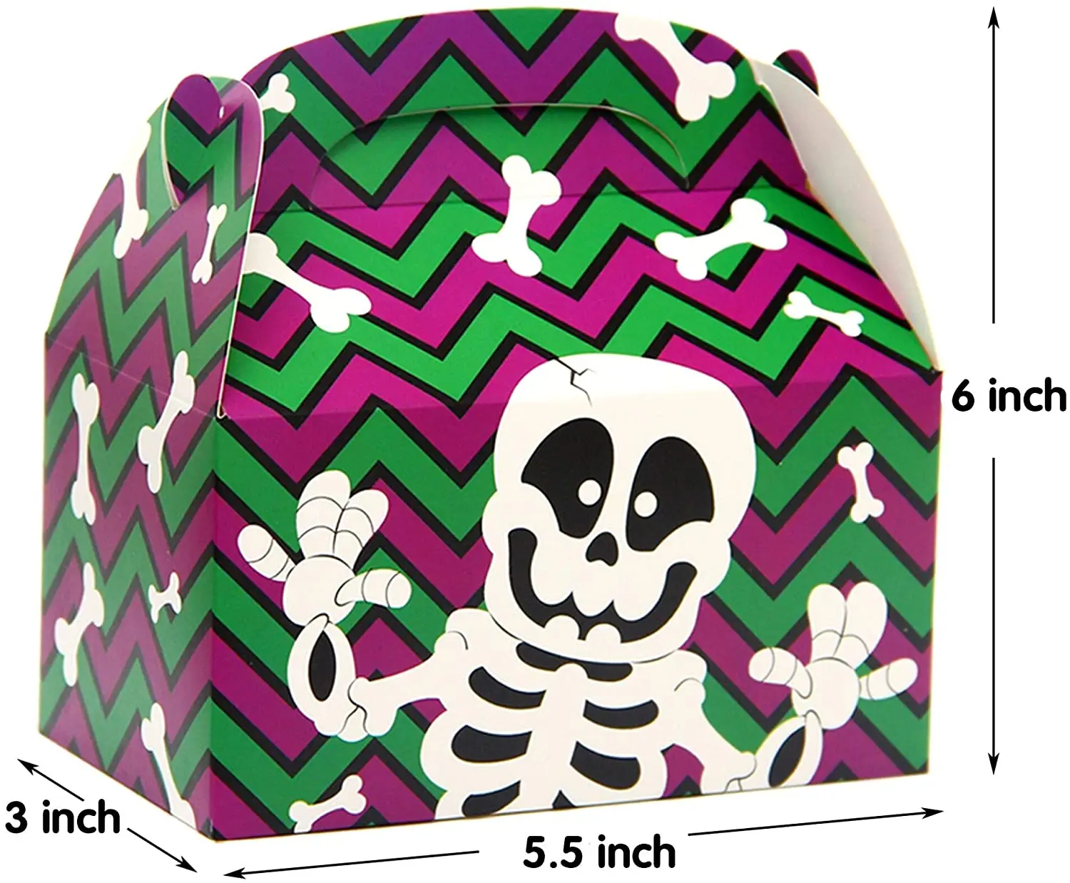 3D Halloween House Cardboard Candy Gift Paper Boxes For Trick-Or-Treating Holiday Pastries Cupcakes Cookies Brownies Donuts