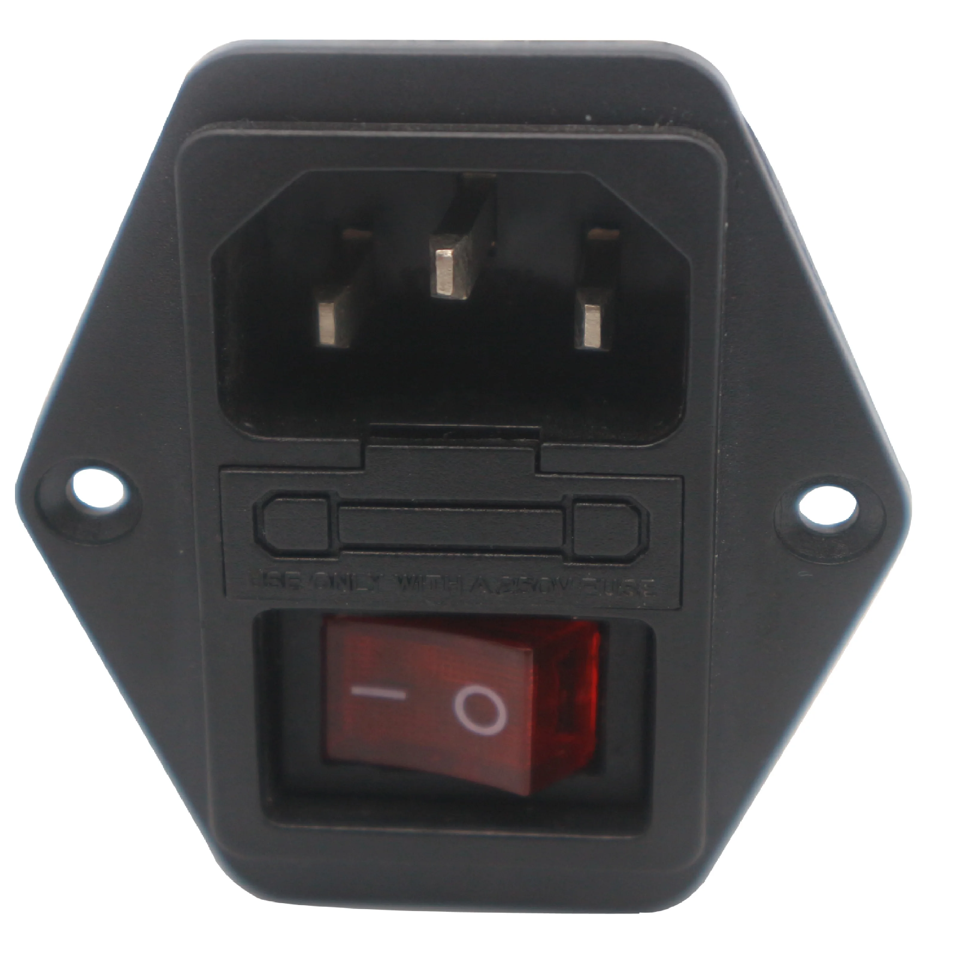 Factory Produces IEC Socket Filter Conference System 10A Filter Single Fuse Band Switch EMI Filter