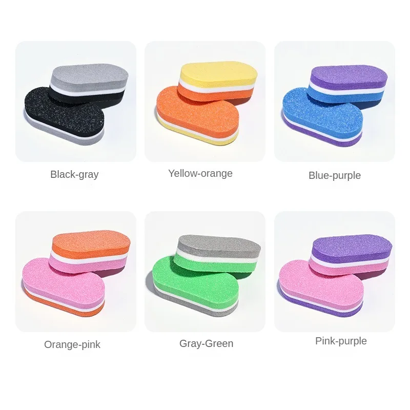 Sandpaper File Custom Printed Logo Nail Art Care Buffer Block Tools Sandpaper Nail 100/180 Grit Zebra Nail File for Manicure