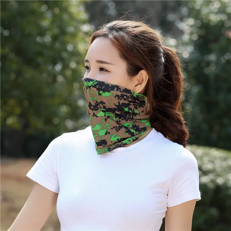 High Quality Summer Face Cover Scarf Mens Neck Gaiter For Men Women UV Protection Face Mask Scarf