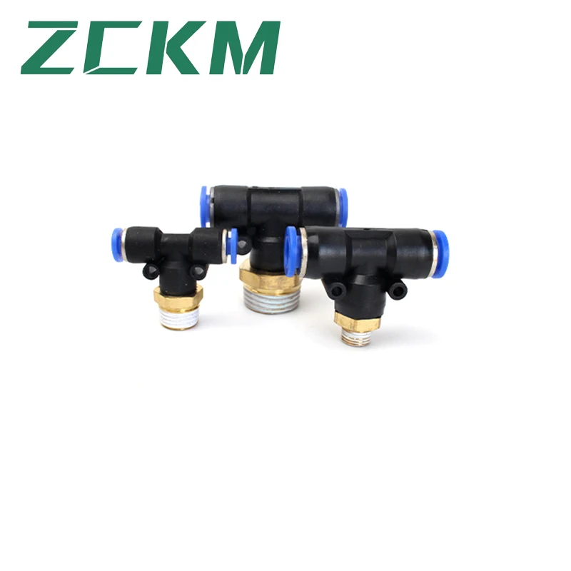 High quality plastic air tube fittings PB Series for Pipe plastic t-junction fitting pneumatic hose fittings
