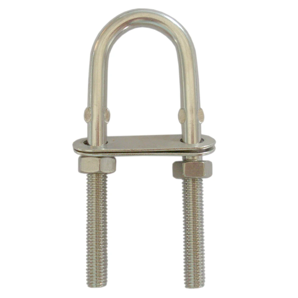 Stainless steel rigging hardware U bolt with security protection