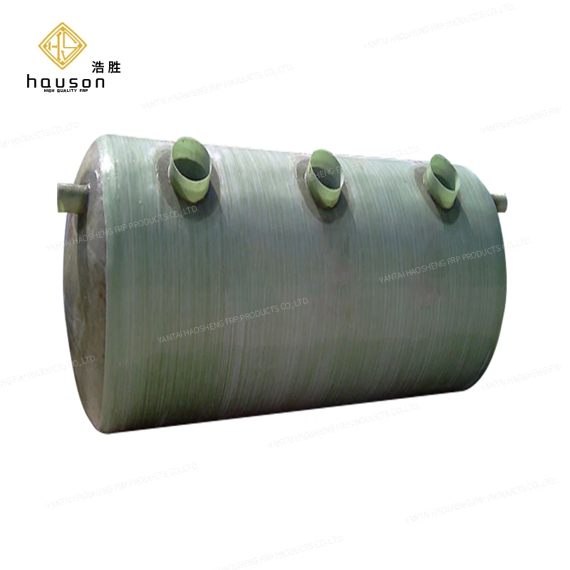 Good Quality environmental FRP Winding Septic Tank for Sewage Treatment