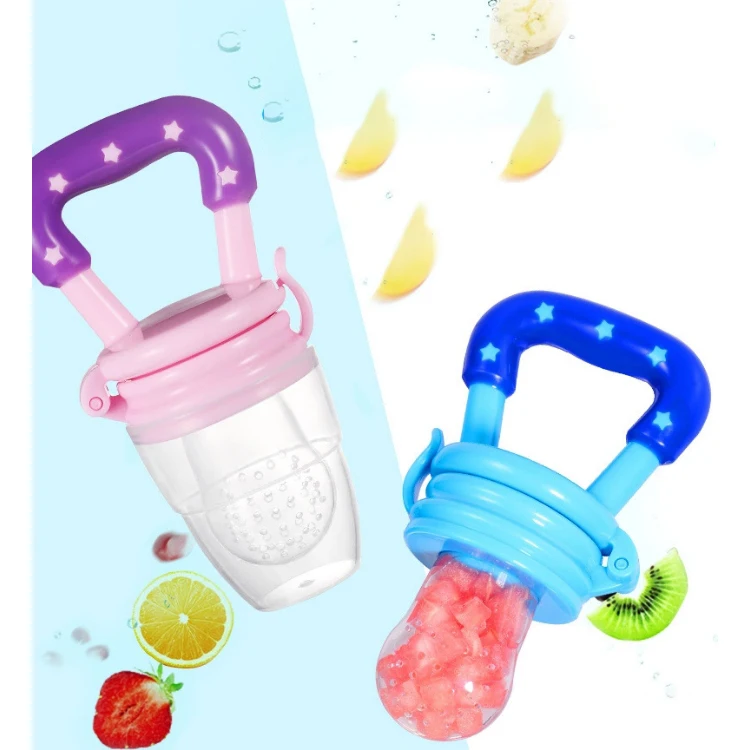 Bpa Free Eco-friendly Newborn Baby Silicone Fruit Vegetable Nipple Teething Pacifier For Infant