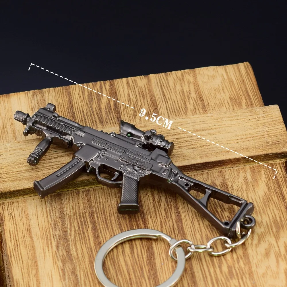 Wholesale of M416 rifle keychain, alloy weapon set, model toy, and knife with chicken and five claws golden dragon