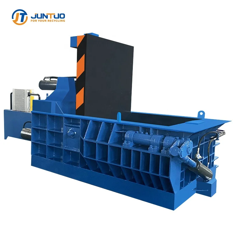JUNTUO waste car compactor /car metal balling press/ baling press machine