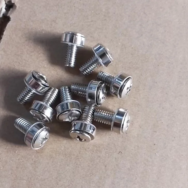 50-Pack M6 x 16mm Computer Rack Mount Cage Screws and Nuts & Washers for Rack Mount Server Cabinet