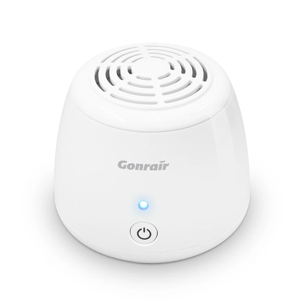 Portable mini odor removal air purifier for refrigerator, shoe cabinet, car, bathroom GL-136