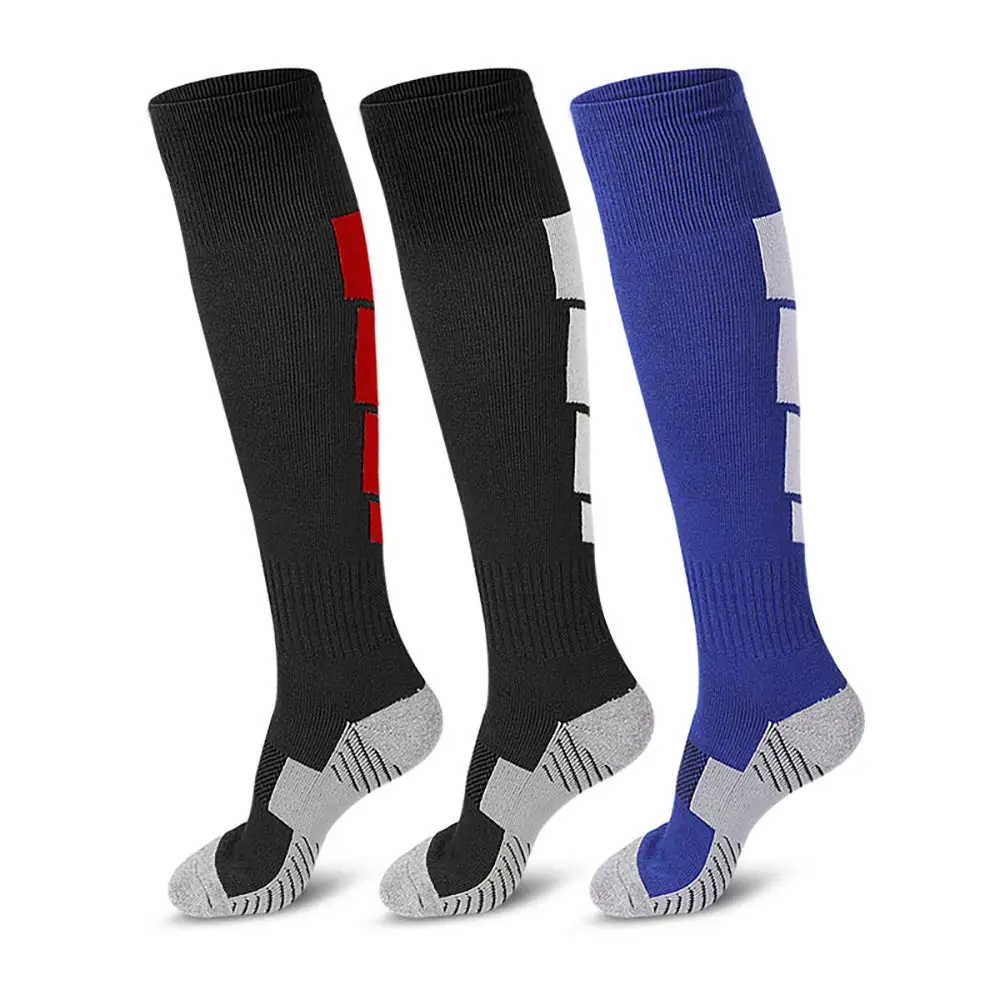 KonLee football soccer high quality socks custom knit manufacturer anti slip men short sock meias football socks