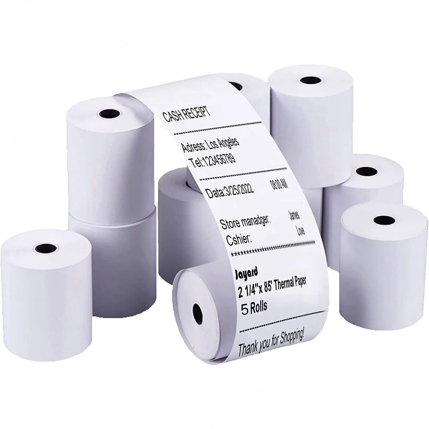 Custom Size 57 Thermal Cash Register Paper 57*40 Atm Thermal Paper Roll