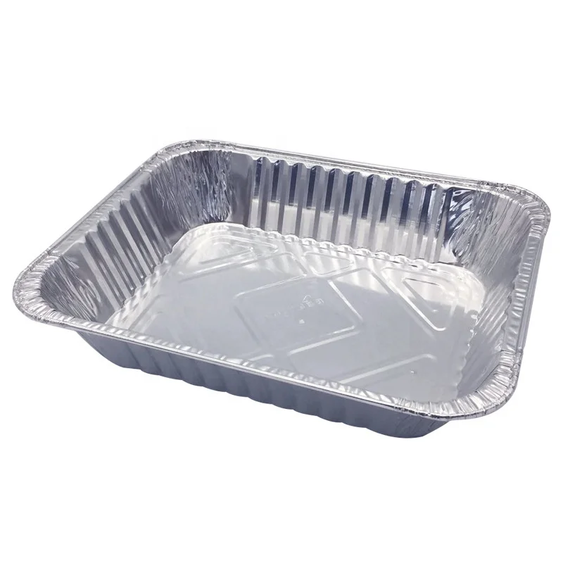 
Turkey tray 9x13 inch half size aluminum foil steam table pan cook home packaging products 