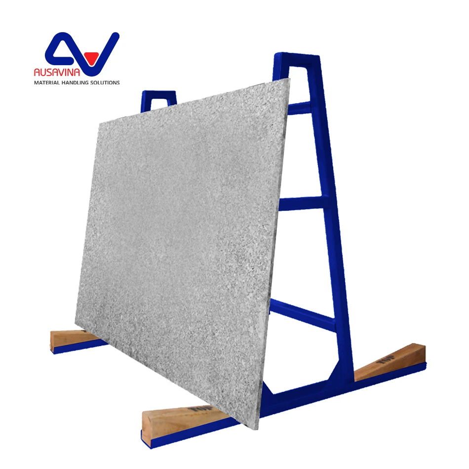 Ausavina Dark Blue Heavy Duty Truck A-Frame Warehouse equipment compact and portable space-saving A-frame storage rack TAF06